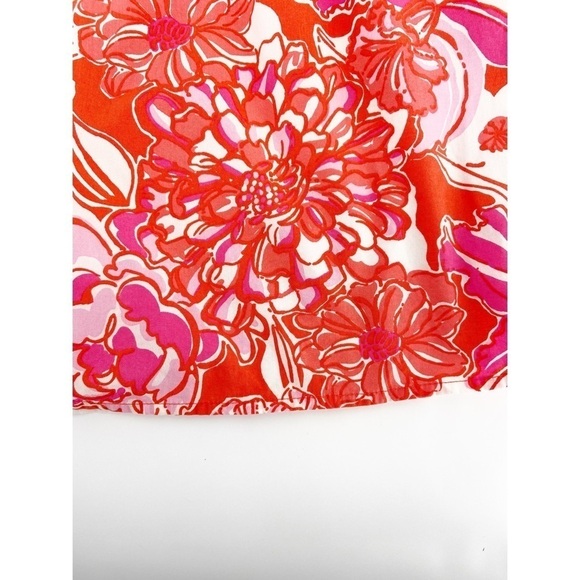Lilly Pulitzer Floral Dress Size 8 Sleeveless - Picture 9 of 9